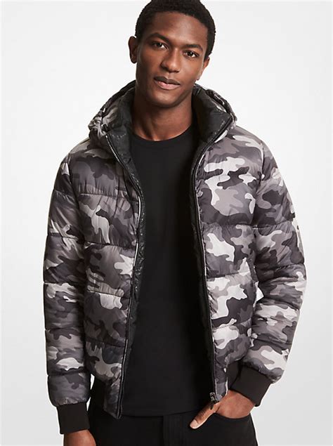 michael kors jacke damen camouflage|Camouflage Quilted Puffer Jacket .